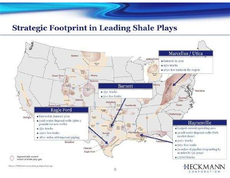 NOVEMBER 2011 INVESTOR PRESENTATION – Heckmann Corporation – slide 8