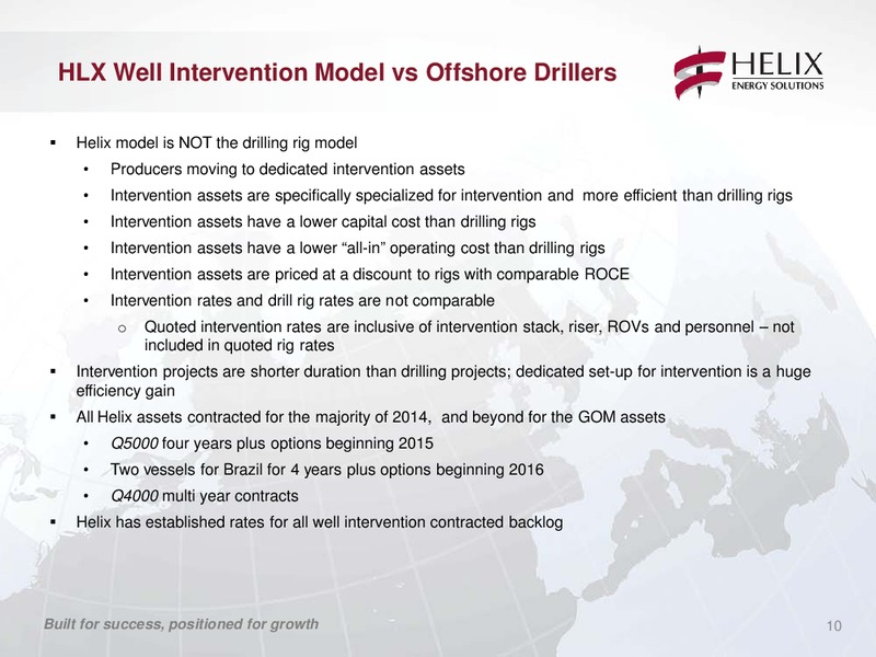 COMPANY UPDATE – Helix Energy Solutions – slide 9