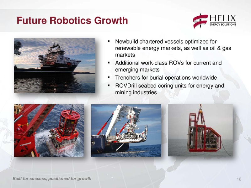 COMPANY UPDATE – Helix Energy Solutions – slide 15