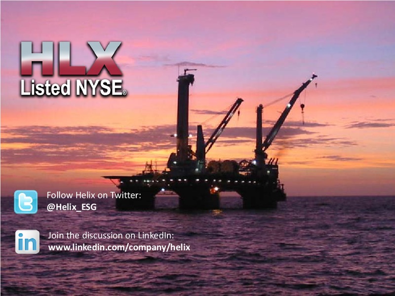 Q2 2014 CONFERENCE CALL – Helix Energy Solutions – slide 22