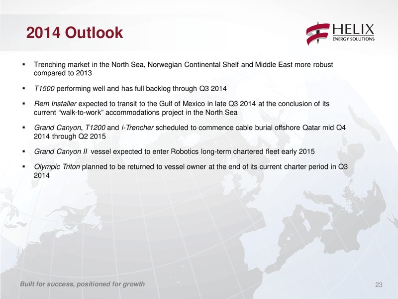 COMPANY UPDATE – Helix Energy Solutions – slide 22
