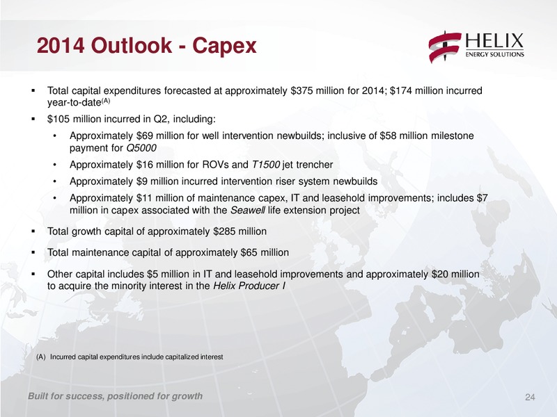 COMPANY UPDATE – Helix Energy Solutions – slide 23
