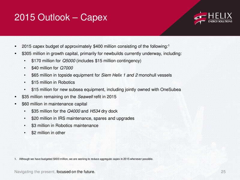 Raymond James 36th Annual Institutional Investors Conference – Helix Energy Solutions – slide 24