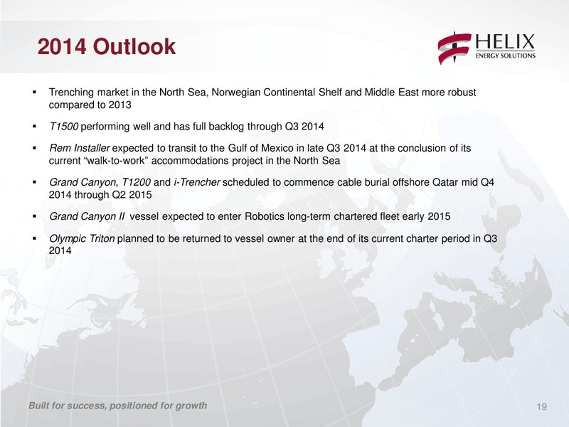Second Quarter Conference Call – Helix Energy Solutions – slide 18