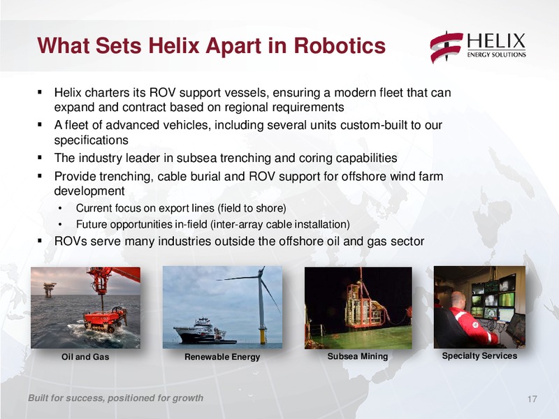 Company Update – Helix Energy Solutions – slide 16