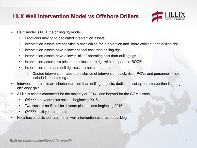 Johnson Rice and Company Energy Conference – Helix Energy Solutions – slide 9