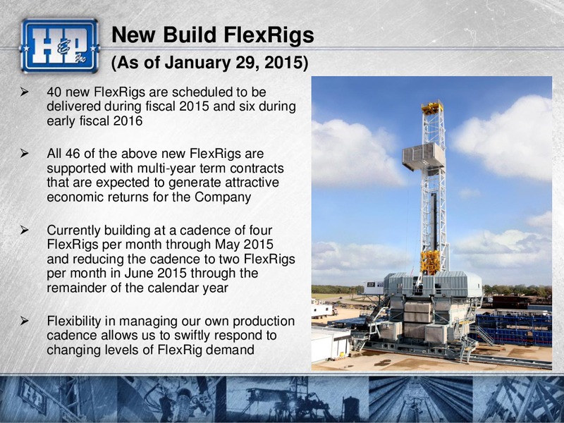 Meetings with Investors – Helmerich & Payne Inc. – slide 33