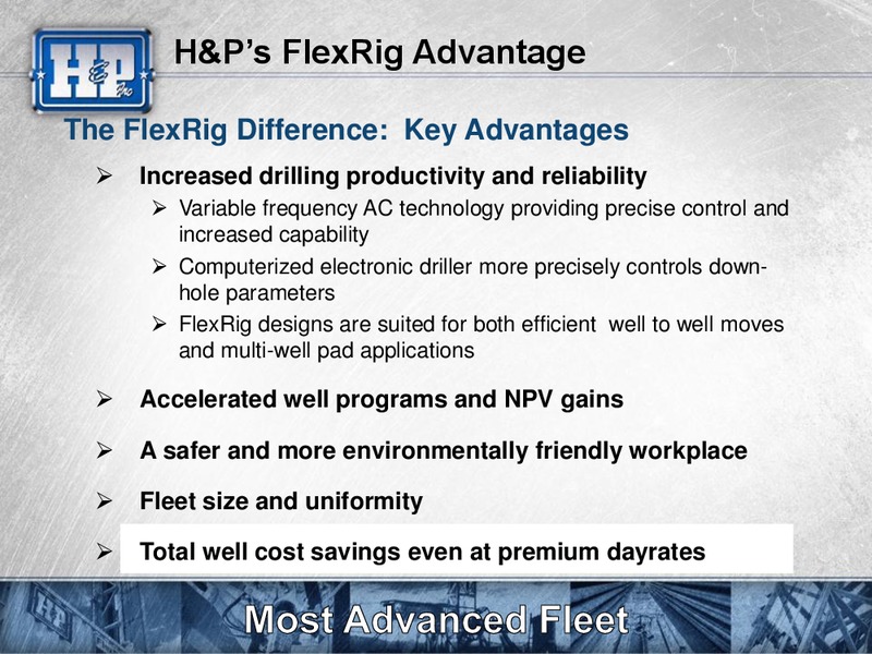 Meetings with Investors – Helmerich & Payne Inc. – slide 43