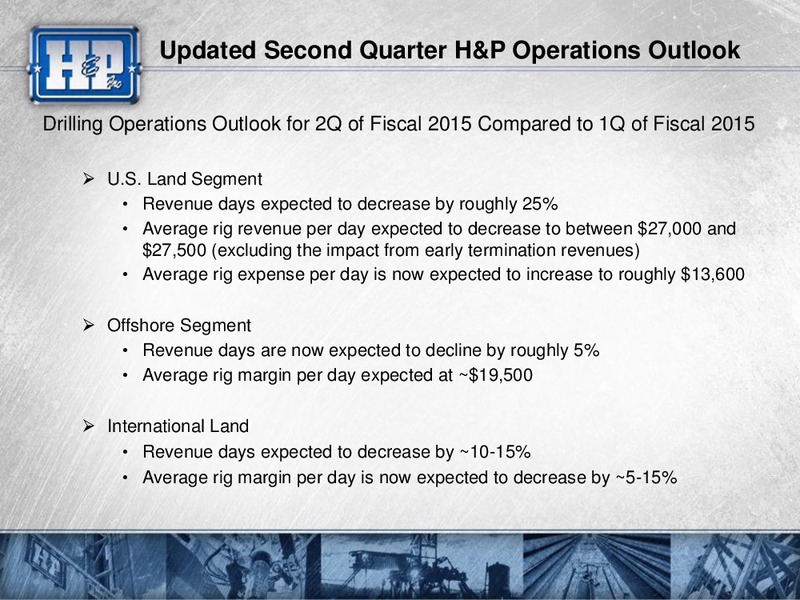 Investor Update – Helmerich & Payne Inc. – slide 38