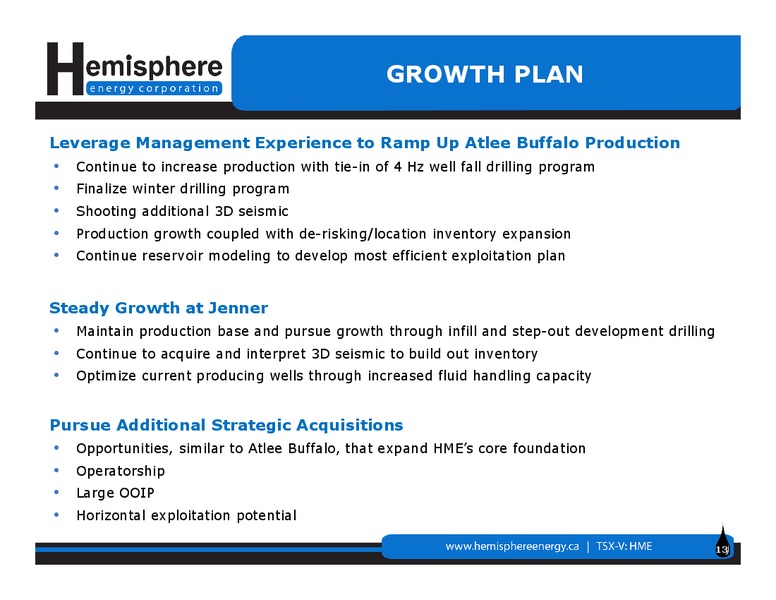 CORPORATE PRESENTATION – Hemisphere Energy Corp – slide 12