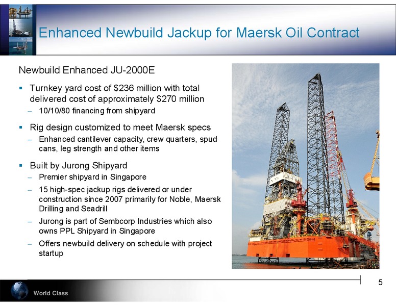 GHS 100 Energy Conference – Hercules Offshore, Inc. – slide 5