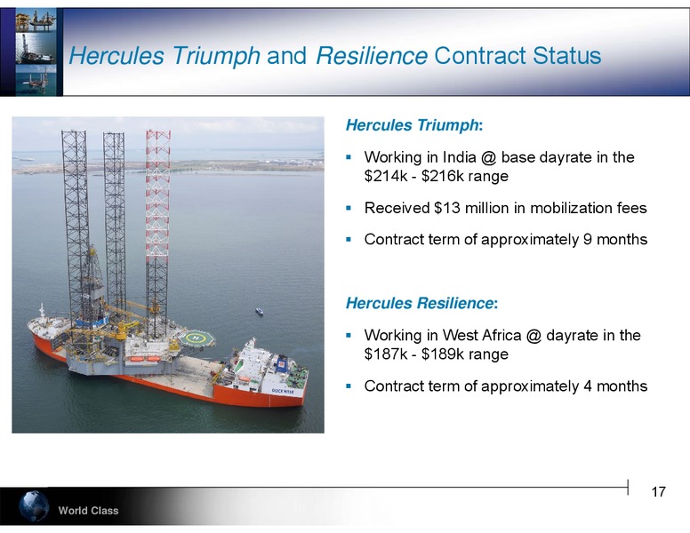 GHS 100 Energy Conference – Hercules Offshore, Inc. – slide 17