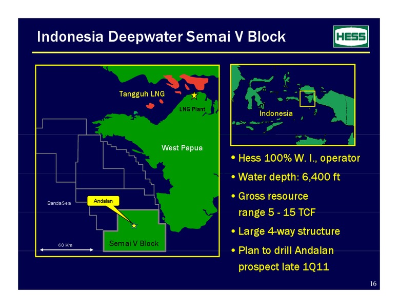 CREDIT SUISSE ENERGY SUMMIT – Hess Corp – slide 16