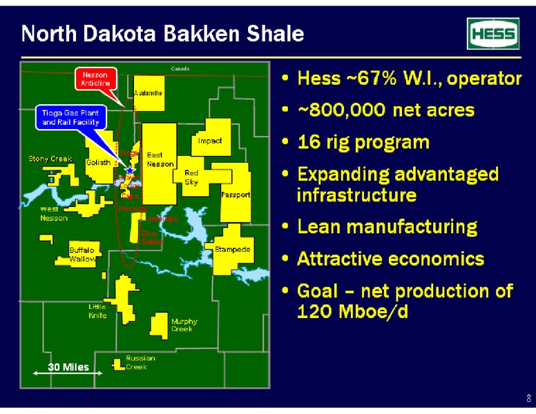 Barclays Energy CEO Conference – Hess Corp – slide 8