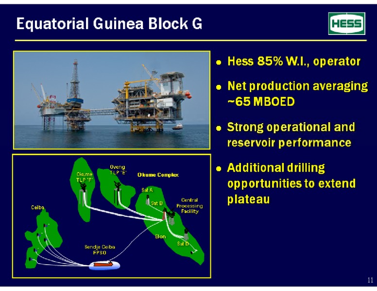 Barclay's Capital CEO Energy Power Conference – Hess Corp – slide 11