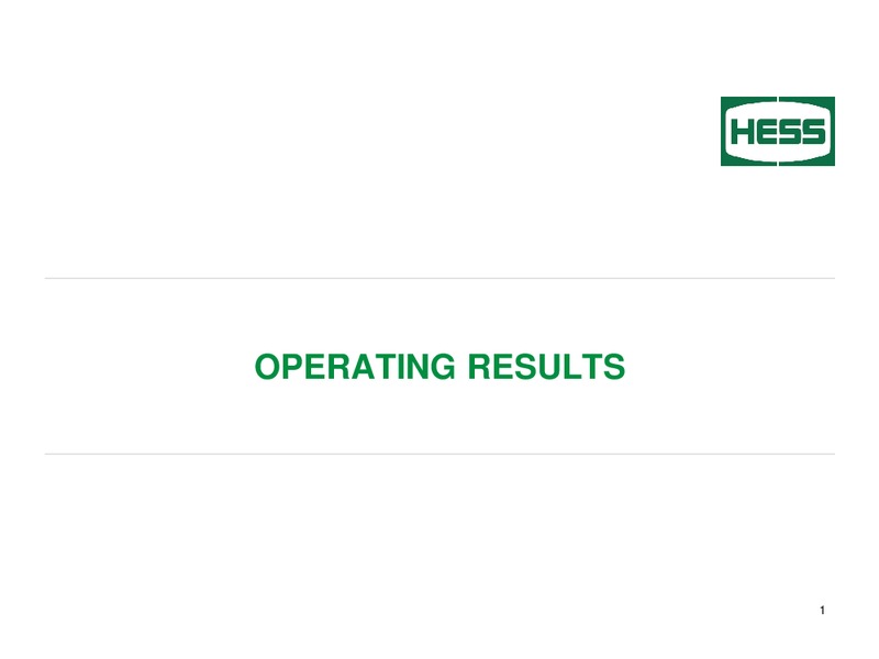 Third Quarter 2014 – Hess Corp – slide 2