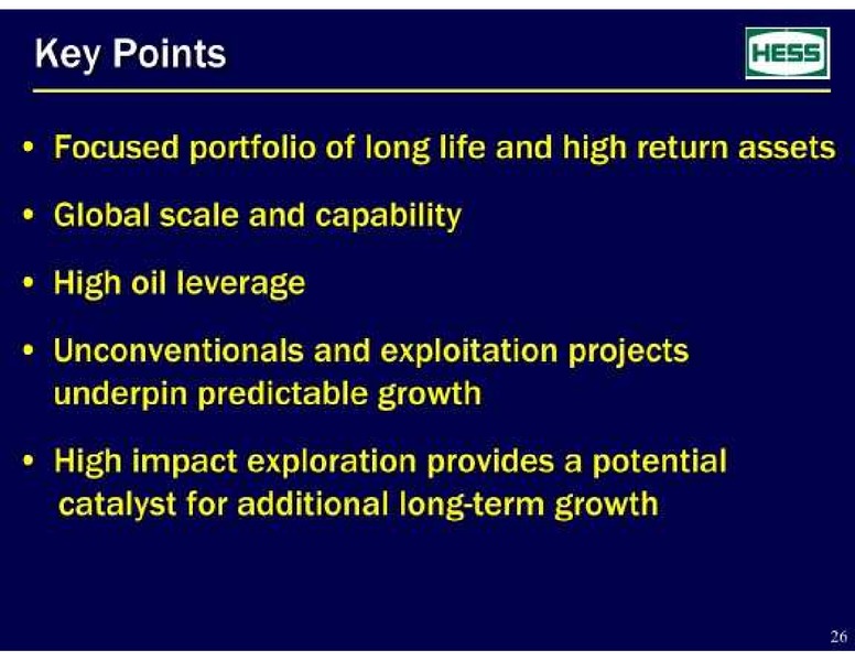 BofA Merrill Lynch's Global Energy Conference – Hess Corp – slide 26