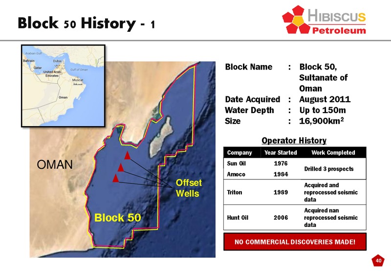 INVESTOR PRESENTATION – Hibiscus Petroleum – slide 40