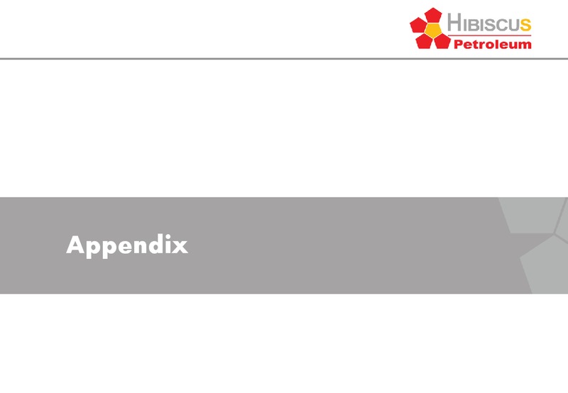 INVESTOR PRESENTATION – Hibiscus Petroleum – slide 46