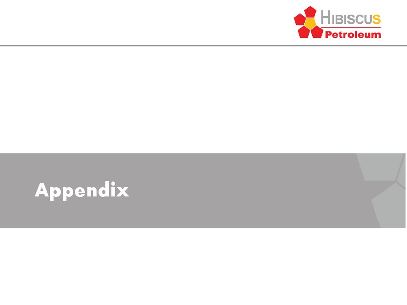 INVESTOR PRESENTATION – Hibiscus Petroleum – slide 42
