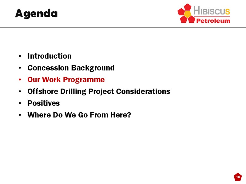 Offshore Development Oman 2014 Conference – Hibiscus Petroleum – slide 10