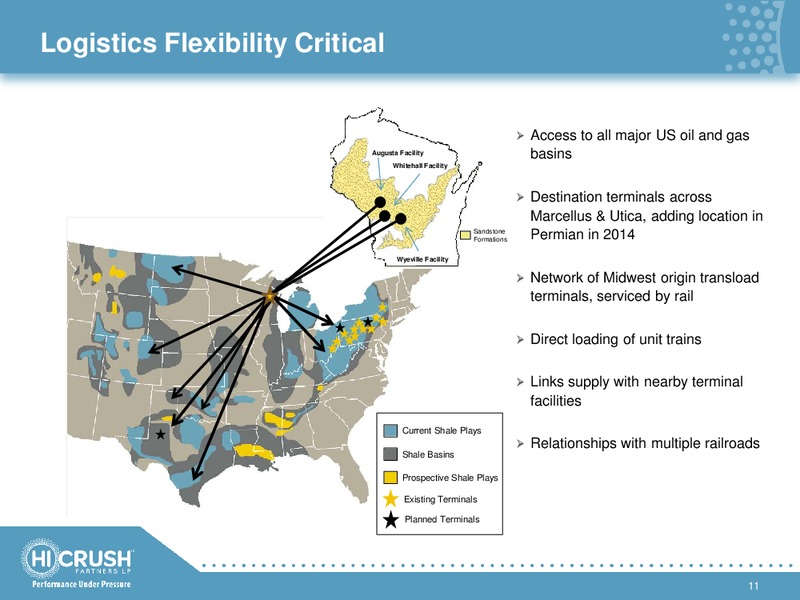 BARCLAYS OILFIELD TOUR – Hi-Crush Partners Lp – slide 10