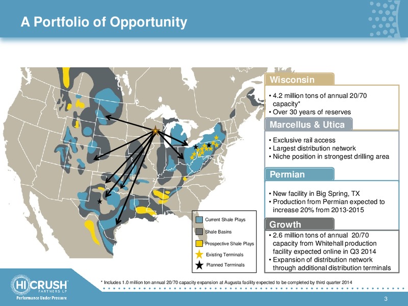 Q1 2014 EARNINGS RELEASE – Hi-Crush Partners Lp – slide 2