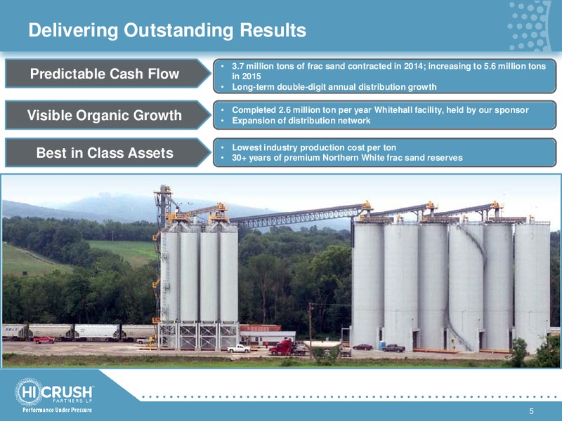 INVESTOR PRESENTATION – Hi-Crush Partners Lp – slide 4