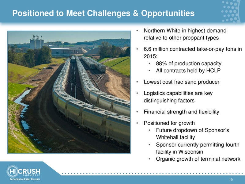 4TH QUARTER & FULL YEAR 2014 RESULTS – Hi-Crush Partners Lp – slide 18