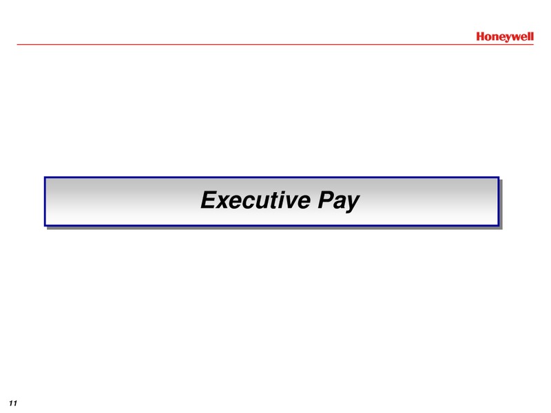 Outreach Meetings – Honeywell International Inc. – slide 10