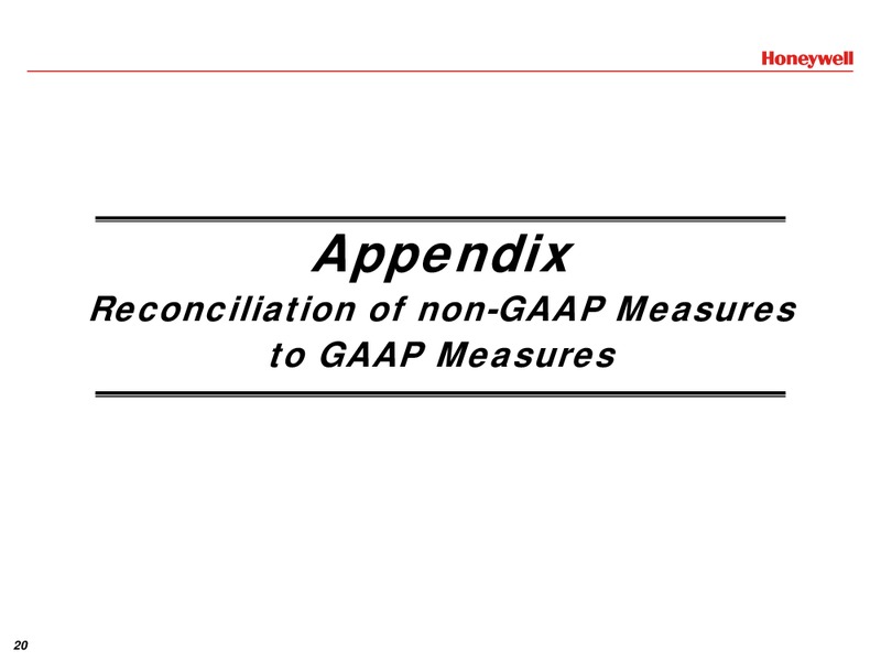 Outreach Meetings – Honeywell International Inc. – slide 19