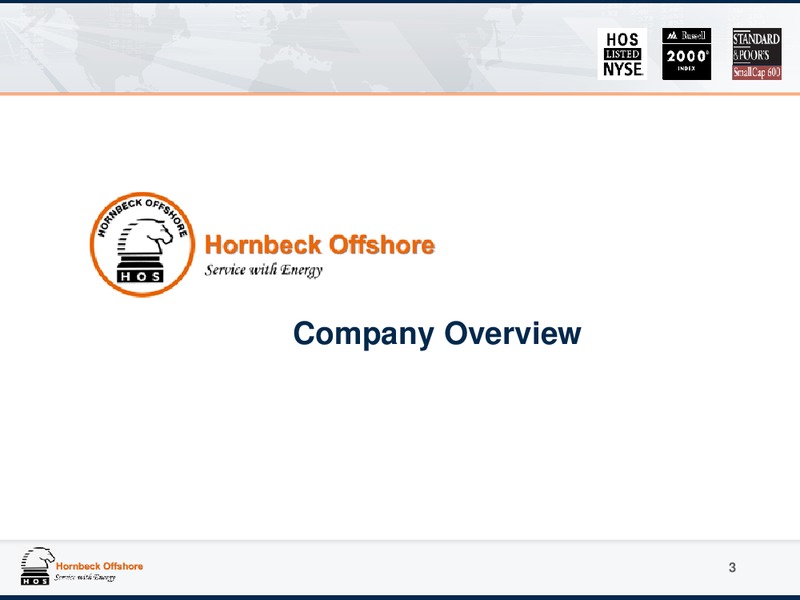 Investor Presentation – Hornbeck Offshore – slide 2