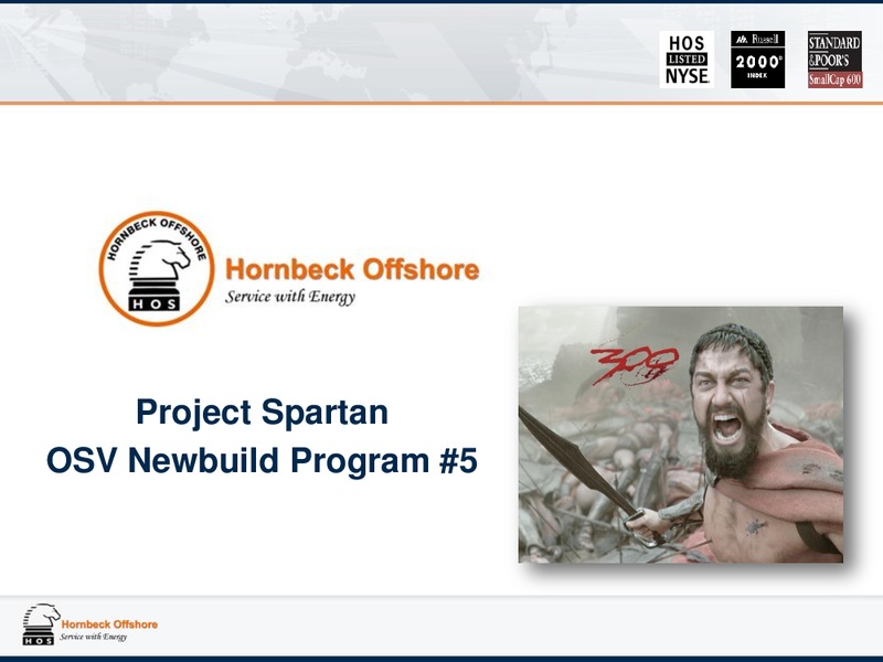 MAY 2013 INVESTOR PRESENTATION – Hornbeck Offshore – slide 24