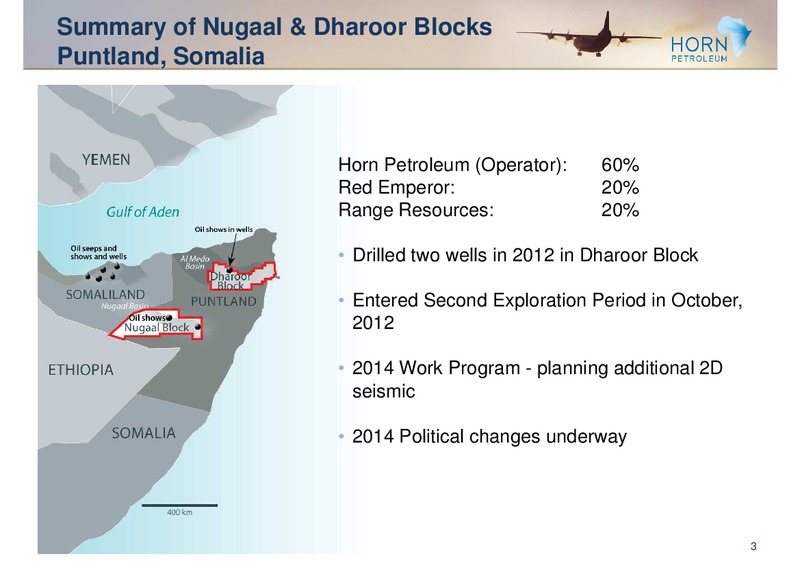 Growing Horn Petroleum – Horn Petroleum Corporation – slide 3
