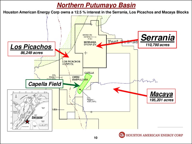 INVESTOR PRESENTATION – Houston American Energy Corp. – slide 10