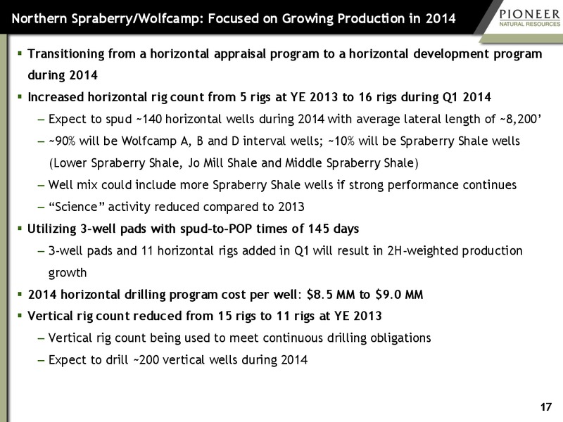 Howard Weil Energy Conference – Pioneer Natural Resources Co. – slide 16