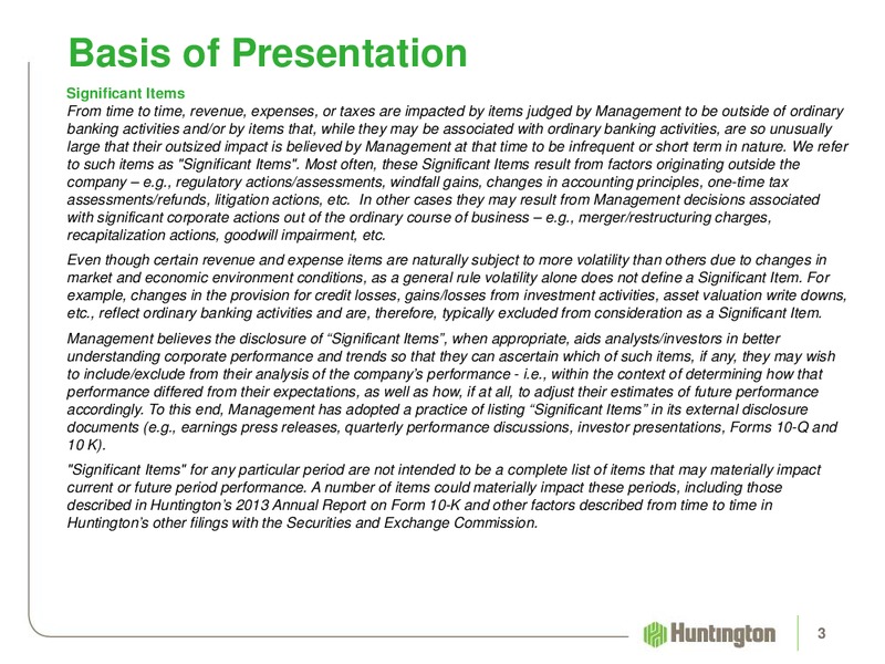 2014 Fourth Quarter Earnings Review – Huntington Energy – slide 3