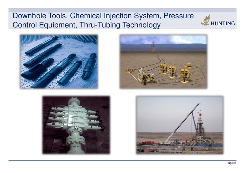 2010 ANNUAL RESULTS – Hunting Plc – slide 24