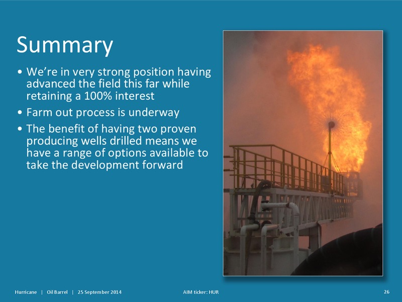 OIL BARREL – Hurricane Energy – slide 25