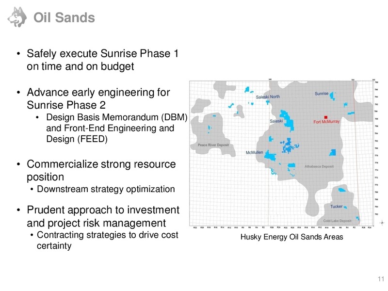 2012 TD SECURITIES LONDON ENERGY CONFERENCE – Husky Energy Inc. – slide 11