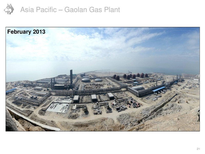 2012 ANNUAL GENERAL MEETING – Husky Energy Inc. – slide 21