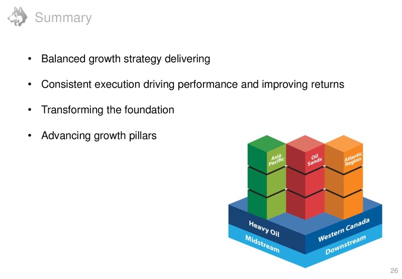 JUNE 2013 CORPORATE PRESENTATION – Husky Energy Inc. – slide 26