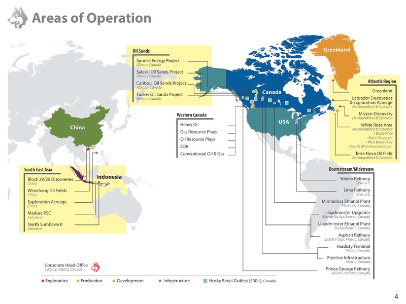 CAPP OIL & GAS INVESTMENT SYMPOSIUM – Husky Energy Inc. – slide 4