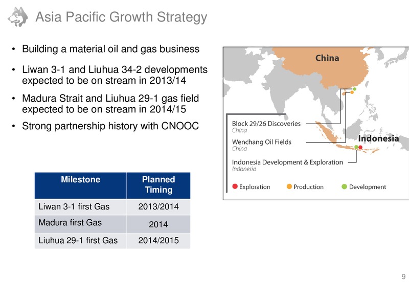 BARCLAYS CAPITAL CEO ENERGY POWER CONFERENCE – Husky Energy Inc. – slide 9
