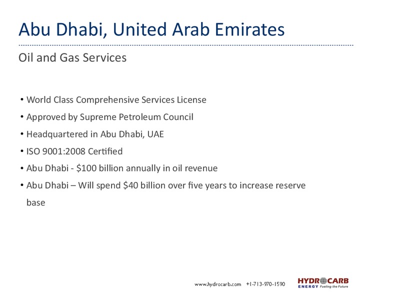 INVESTOR PRESENTATION – Huntington Energy – slide 9