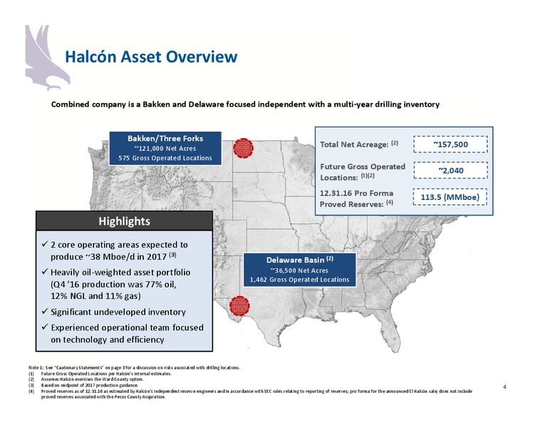 Investor Presentation   March 2017 – Halcon Resources Corp – slide 2