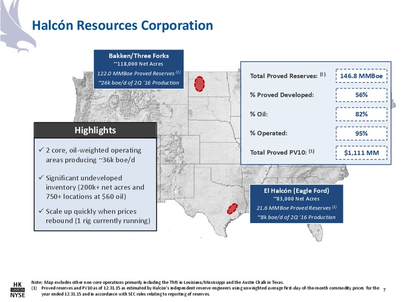 September 2016 Corporate Presentation – Halcon Resources Corp – slide 5