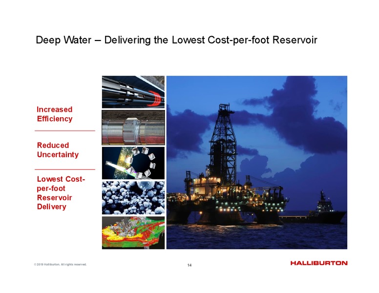4Q 2018 Update – Halliburton – slide 14