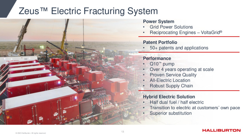 1Q 2023 Update – Halliburton – slide 13