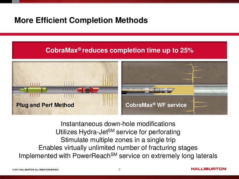FBR ENERGY AND INDUSTRIALS CONFERENCE – Halliburton – slide 6